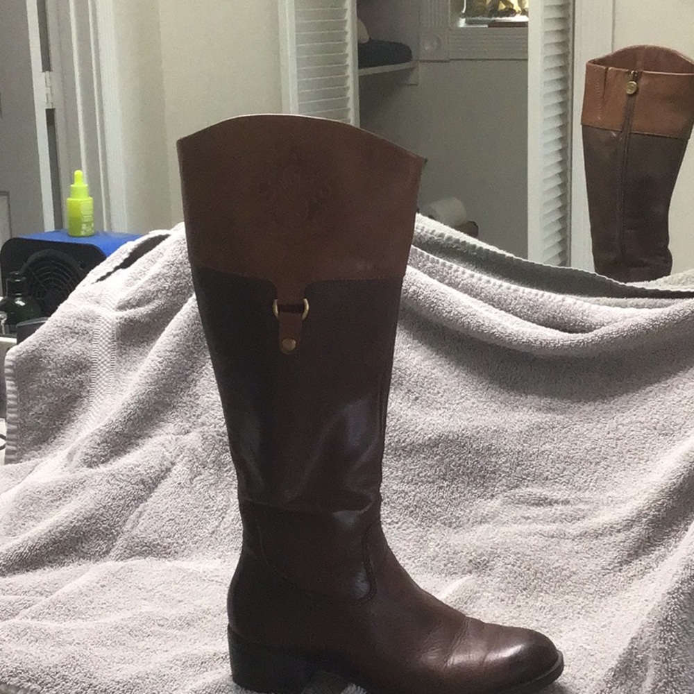 Make and Offer! Franco Sarto boots 6.5 Brown 2tone